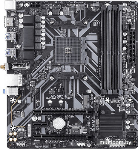 Материнская плата Gigabyte B450M DS3H WiFi (rev. 1.x)