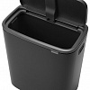Brabantia Bo Touch Bin 60 л (черный матовый)