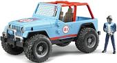 Bruder Jeep Cross country Racer blue 02541