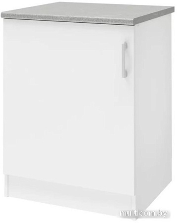 Шкаф напольный Stolline Уют 275.06МСТ (белый/белый)