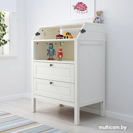 Детский комод Ikea Сундвик 204.973.44 (белый)