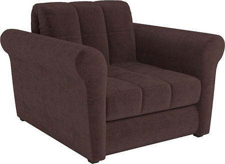 Кресло-кровать Мебель-АРС Гранд (велюр, шоколадный НВ-178/16)