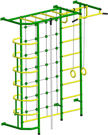 Детский спортивный комплекс Пионер С5С (зеленый/желтый)