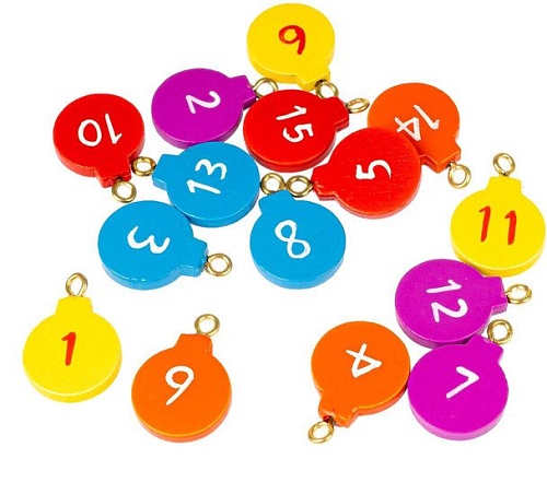 Набор для создания поделок/игрушек Bondibon Деревянная елочка-календарь 3D с игрушками ВВ5173