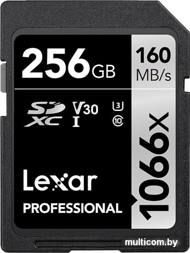 Карта памяти Lexar Professional 1066x SDXC LSD1066256G-BNNNG 256GB