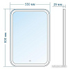 Doratiz Зеркало Марта 55x80 2711.942 (сенсорный выключатель, теплый/холодный свет)