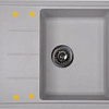 Кухонная мойка Ecoshtein Rechteck 620 (серый шелк)