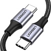 Кабель Ugreen US261 50152 USB Type-C - USB Type-C (2 м, черный)