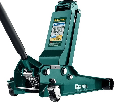 Подкатной домкрат KRAFTOOL 43454-3.5 3.5т