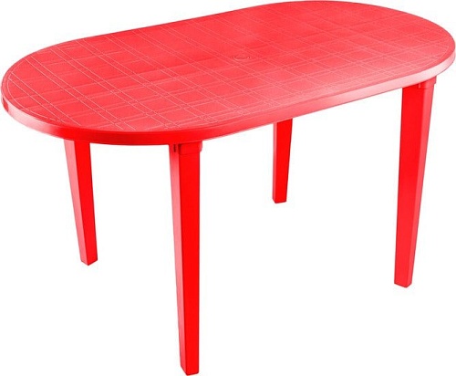 Стол Стандарт пластик 130-0021-33 (красный)