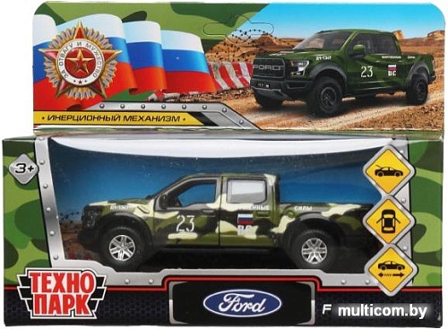 Пикап Технопарк Ford F150 Raptor F150RAP-12MIL-GN