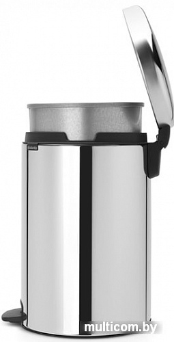 Brabantia Pedal Bin NewIcon с корзиной 20 л (стальной полированный)