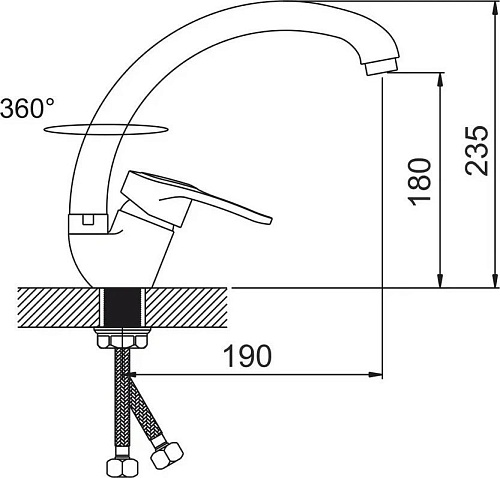 Смеситель Gota Rocio Salamanca 162410-GOTA