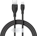 Кабель Baseus Pudding Series Fast Charging Cable 2.4A USB Type-A - Lightning (1.2 м, черный)