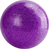 Мяч для художественной гимнастики Torres AGP-15-04 (фиолетовый/блестки)
