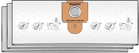 Фильтр-мешок Daewoo Power DAVC 20TBH (3 шт)