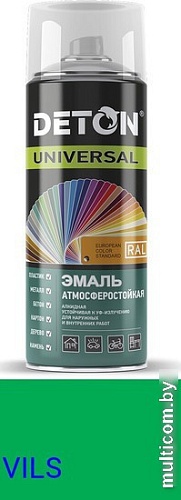 Эмаль Deton Universal Алкидная атмосферостойкая RAL 6032 0.52 л (зеленый)
