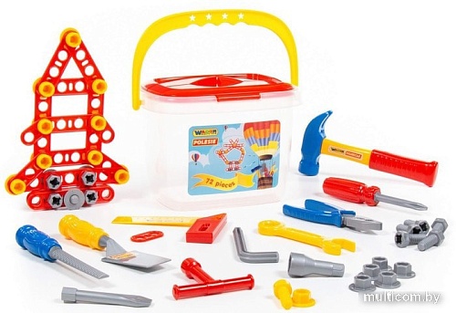 Набор инструментов игрушечных Полесье №1 47151 (в ведерке)