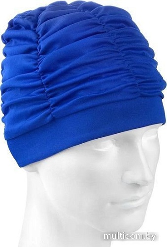Шапочка для плавания Mad Wave Lux Shower (синий)