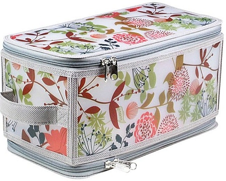 Коробка для хранения Handy Home ESH05 S (серый с цветами)