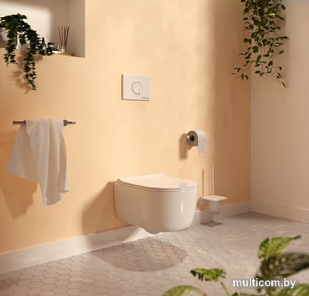 Панель смыва Berges Wasserhaus Novum R4 Soft Touch (белый)