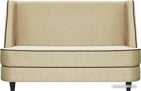 Диван Brioli Рико двухместный (рогожка, J1 кремовый)