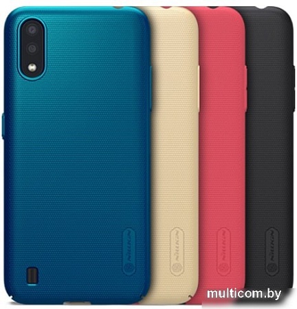 Чехол Nillkin Super Frosted Shield для Samsung Galaxy A01 (красный)