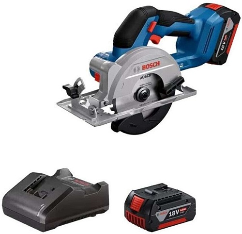 Дисковая (циркулярная) пила Bosch GKS 18V-51 Professional 06019M3122 (с 2-мя АКБ)