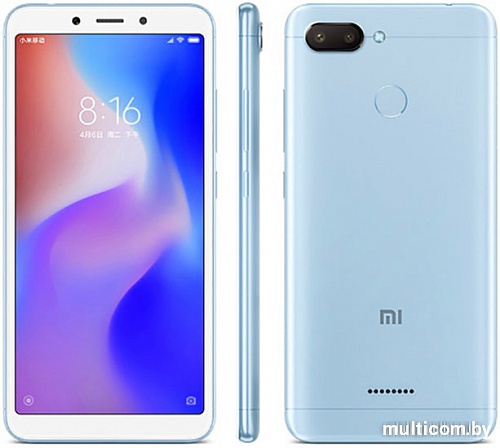 Смартфон Xiaomi Redmi 6 3GB/32GB международная версия (золотистый)