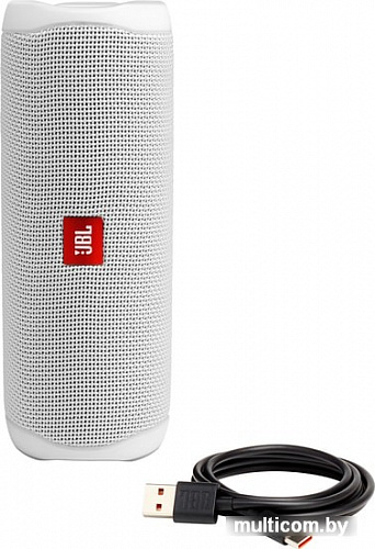 Беспроводная колонка JBL Flip 5 (белый)