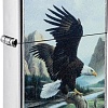 Зажигалка Zippo Linda Picken Majestic Eagle Street Chrome 49767