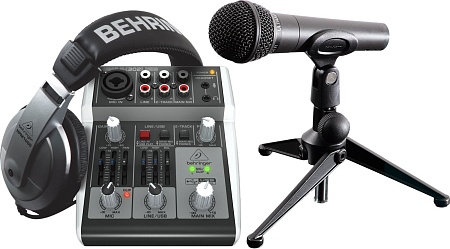 Комплект для звукозаписи Behringer Podcastudio 2 USB