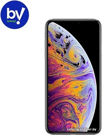 Смартфон Apple iPhone XS 256GB Воcстановленный by Breezy, грейд B (серебристый)