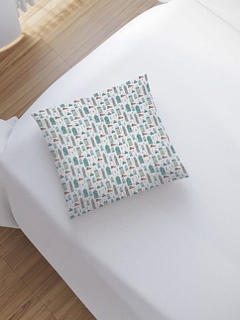 Чехол на подушку JoyArty Зимний город sl_303160