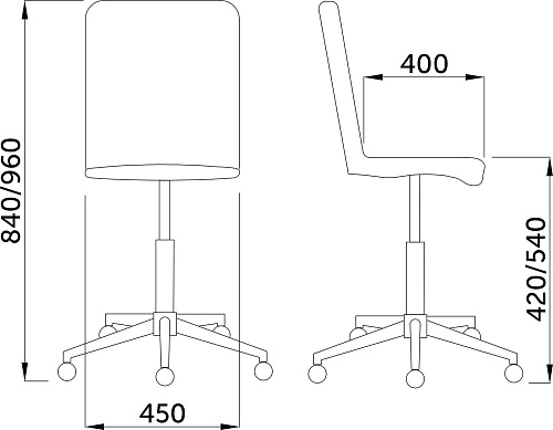Офисное кресло AksHome Fiji поворотный (капучино велюр HCJ-11/хром)