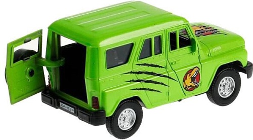 Легковой автомобиль Технопарк UAZ Hunter Динозавры HUNTER-12DIN-GN