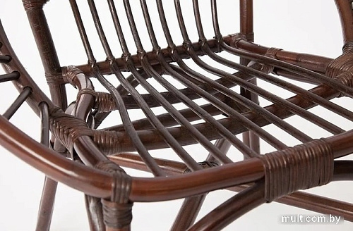 Набор садовой мебели TetChair Turkey (диван/2 кресла/стол со стеклом, coco brown)