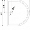 Душевой поддон NEW TRENDY Circus Ultra 100x85 B-0343