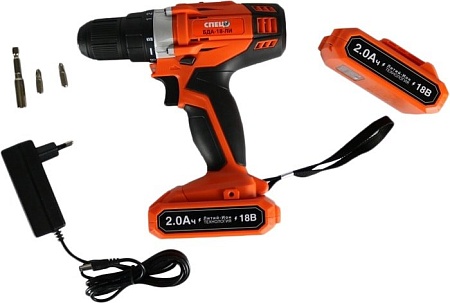 Дрель-шуруповерт Спец БДА-18-ЛИ (с 2-мя АКБ)