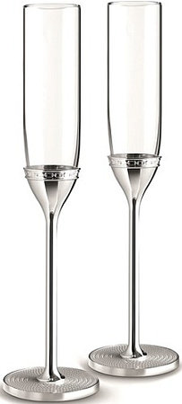 Набор бокалов для шампанского Wedgwood Vera Wang With Love Nouveau Silver 40019717