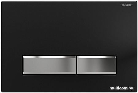 Панель смыва Burke Тип 09 109.BH.1 (матовый черный/хром глянцевый)