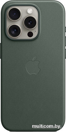 Чехол для телефона Apple MagSafe FineWoven Case для iPhone 15 Pro (зеленый)