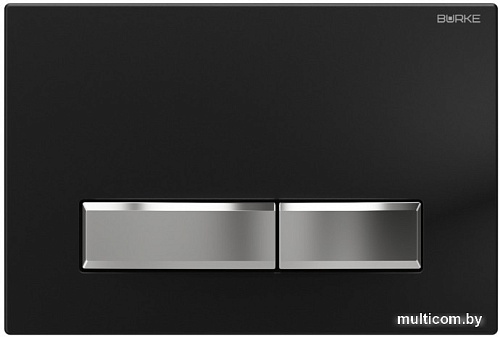 Панель смыва Burke Тип 09 109.BH.1 (матовый черный/хром глянцевый)