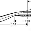 Душевая лейка Hansgrohe Raindance Select E 150 3jet [26550000]