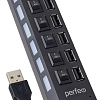 USB-хаб Perfeo PF-H033 (черный)