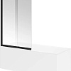 Стеклянная шторка для ванны Kerama Marazzi Vetro VE.100.BSD.BLK.M