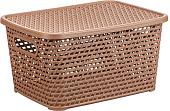 Ящик для хранения Idea Ротанг (бежевый)