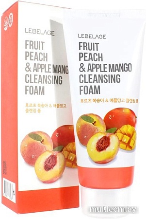 Lebelage Пенка для умывания С экстрактом персика и яблока (100 мл)