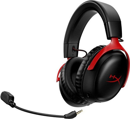 Наушники HyperX Cloud III Wireless (черный/красный)