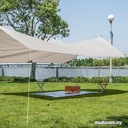 Туристический коврик Naturehike NH20FCD03-S (серебристый)